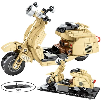 DIY City Motorbike MOC Model Building Blocks for Technic Motorcycle Creator MotorCar Bricks Educational Toy for Children
DIY City Motorbike MOC Model Building Blocks for Technic Motorcycle Creator MotorCar Bricks Educational Toy for Children