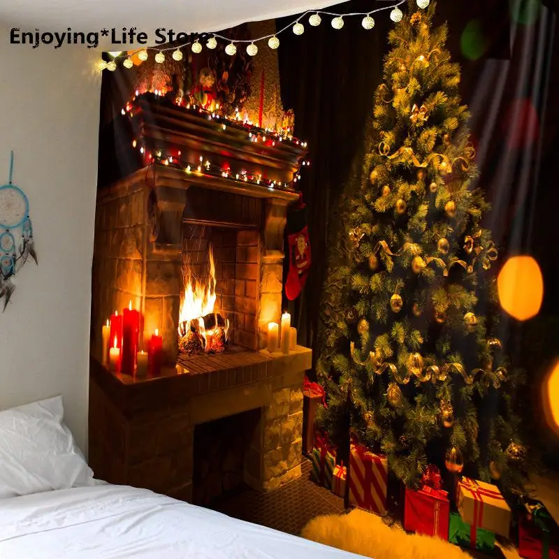 Fashion 3D Christmas Wall Hangings Carpet Hippie Tapestry Xmas Christmas Wall Polyester Bedroom party Decoration Fabric Tapestry
Fashion 3D Christmas Wall Hangings Carpet Hippie Tapestry Xmas Christmas Wall Polyester Bedroom party Decoration Fabric Tapestry