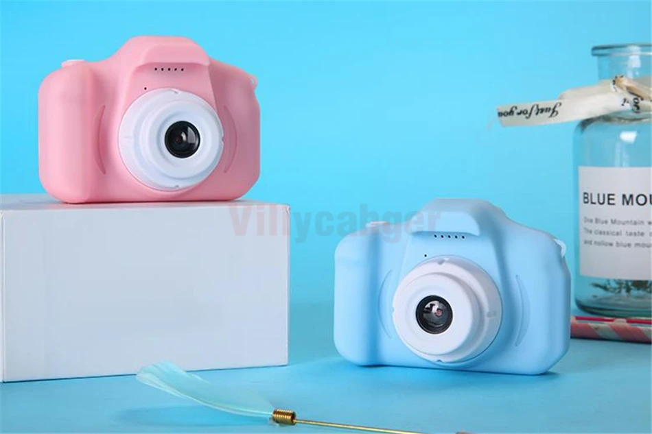 Children Camera Mini HD Video with SD Card Card Reader Intelligent Shooting Children's Digital Camera ​Sports Toys for Kids Gift