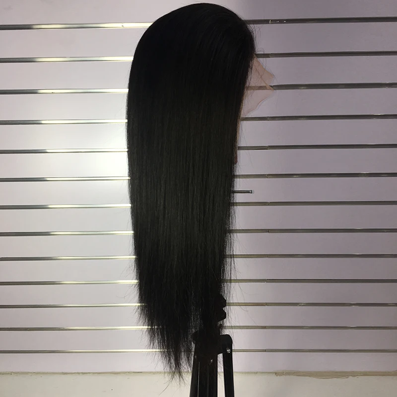 Straight Lace Front Human Hair Wigs 150% Density Peruvian Remy Hair Wig for Black Women 10-24 inch 13x4 Lace front