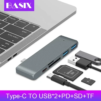 Basix USB Type C Hub for MacBook 12 inch USB-C Dock Adapter Thunderbolt 3 with Micro SD/TF Reader Slot for Mac BookPro USB C HUB 
Basix USB Type C Hub for MacBook 12 inch USB-C Dock Adapter Thunderbolt 3 with Micro SD/TF Reader Slot for Mac BookPro USB C HUB