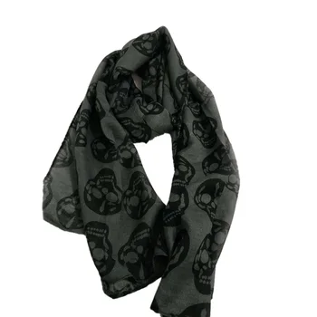 Autumn Female Skull Print Scarf Women Cotton Linen Scarf Summer Beach Long Shawl Wraps Elegant Lady Soft Thin Head Scarf Wraps 
Autumn Female Skull Print Scarf Women Cotton Linen Scarf Summer Beach Long Shawl Wraps Elegant Lady Soft Thin Head Scarf Wraps