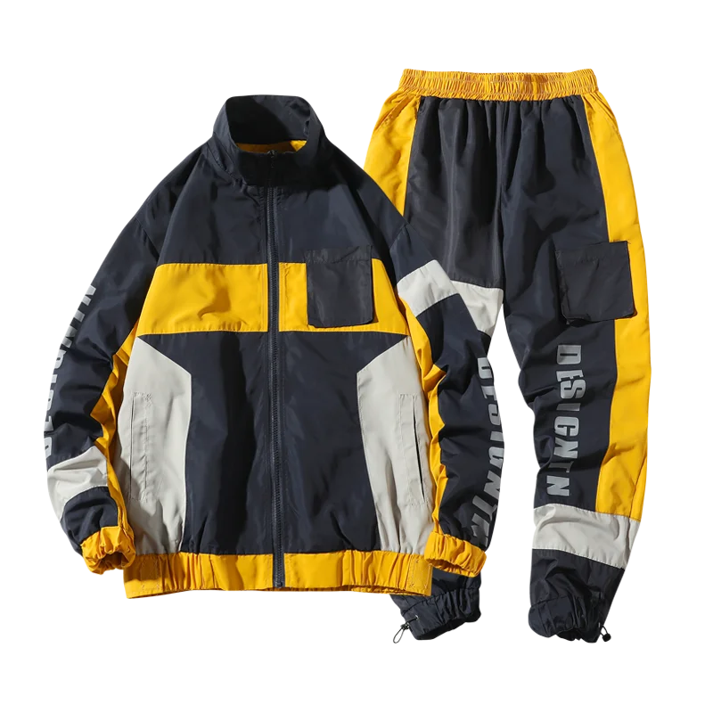 2019 Men's Hip Hop Tracksuit Men Two Piece Clothing Sets Casual Jacket Pants 2PCS Track Suit Sportswear Sweatsuits ABZ552
2019 Men's Hip Hop Tracksuit Men Two Piece Clothing Sets Casual Jacket Pants 2PCS Track Suit Sportswear Sweatsuits ABZ552