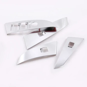 4 Pcs Silver ABS Window Lift Switch Button Trim Fit For BMW 5 Series E60 E61 2004-2006 High Quality Button Trim Cover
4 Pcs Silver ABS Window Lift Switch Button Trim Fit For BMW 5 Series E60 E61 2004-2006 High Quality Button Trim Cover
