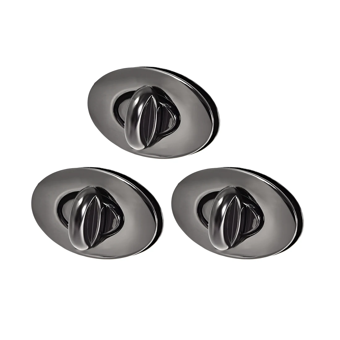 uxcell 3 Sets Oval Purses Twist Lock 37mm x 23mm Clutches Closures for DIY Bag Making - Black Gun
uxcell 3 Sets Oval Purses Twist Lock 37mm x 23mm Clutches Closures for DIY Bag Making - Black Gun