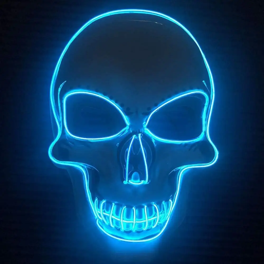 Halloween Glowing Scary Skull Mask, Light Up Halloween Mask Death Skull Cosplay Mask for Festival Party Carnival Costume.
Halloween Glowing Scary Skull Mask, Light Up Halloween Mask Death Skull Cosplay Mask for Festival Party Carnival Costume.