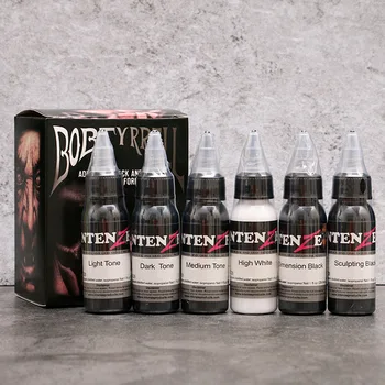 6pcs tattoo ink 30 ml / bottle body art tattoo set of high quality pigments for Tattoo & Body Art Permanent Makeup Tattoo
6pcs tattoo ink 30 ml / bottle body art tattoo set of high quality pigments for Tattoo & Body Art Permanent Makeup Tattoo