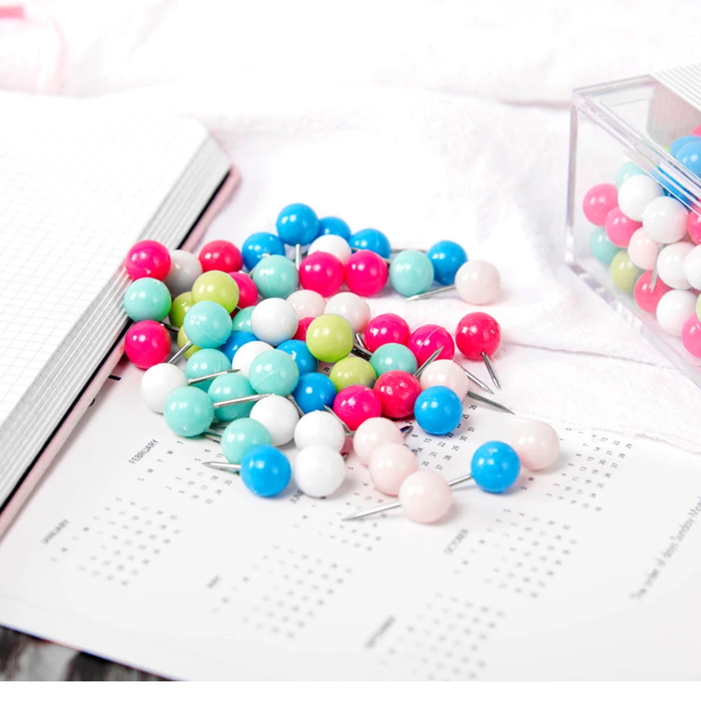 150pcs unique Mixed Candy Color Pushpin Thumbtack for Home Office Drawing Pins Cork Board Push Pin Photo Wall Map Markers
150pcs unique Mixed Candy Color Pushpin Thumbtack for Home Office Drawing Pins Cork Board Push Pin Photo Wall Map Markers