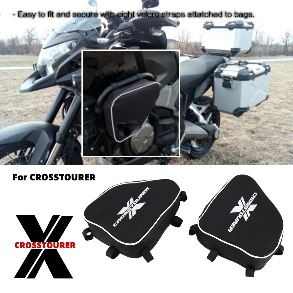 

New Motorcycle Accessories A pair Frame Crash Bars Waterproof Bag Repair Tool Placement Bag For Honda CROSSTOURER Crosstourer