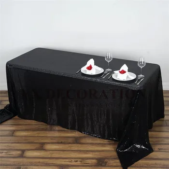 Black Gold Sequin Table Cloth Round Rectangle Tablecloth For Banquet Wedding Event Decoration
Black Gold Sequin Table Cloth Round Rectangle Tablecloth For Banquet Wedding Event Decoration