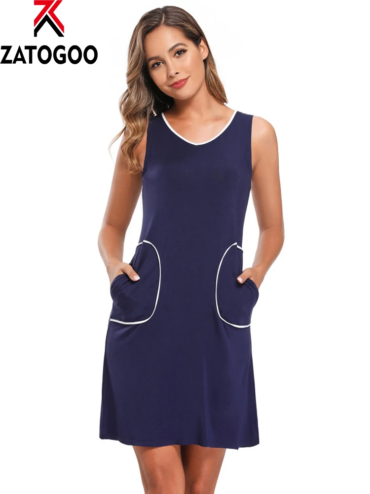 Women's Sleeveless Long Nightgown Summer Full Slip Sleep Modal Dress Soft Nightshirt Sleepwear Lounge Dresses
Women's Sleeveless Long Nightgown Summer Full Slip Sleep Modal Dress Soft Nightshirt Sleepwear Lounge Dresses