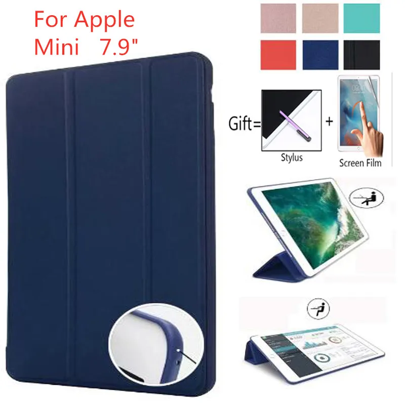 Magnet Case for iPad Mini 4 3 2 1 Case PU Leather Silicone Soft Back Trifold Stand Sleep Smart Cover for iPad Mini 2 5 2019 Case
Magnet Case for iPad Mini 4 3 2 1 Case PU Leather Silicone Soft Back Trifold Stand Sleep Smart Cover for iPad Mini 2 5 2019 Case