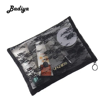 Transparent Cosmetic Bag Mesh Lace Square Cosmetic Pouch Organizer Toiletry Makeup Bag Multifunction Functional Wash Storage Bag
Transparent Cosmetic Bag Mesh Lace Square Cosmetic Pouch Organizer Toiletry Makeup Bag Multifunction Functional Wash Storage Bag