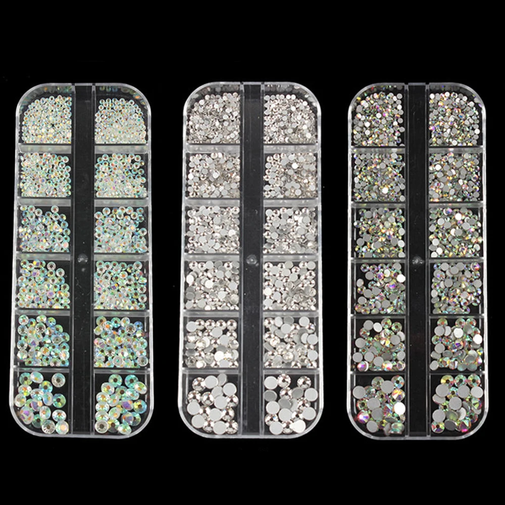 1 Box Multi-size AB Crystal Diamonds 3D Nail Art Decorations Gem Stones For Nails Rhinestones Decoration Nail Jewelry
1 Box Multi-size AB Crystal Diamonds 3D Nail Art Decorations Gem Stones For Nails Rhinestones Decoration Nail Jewelry