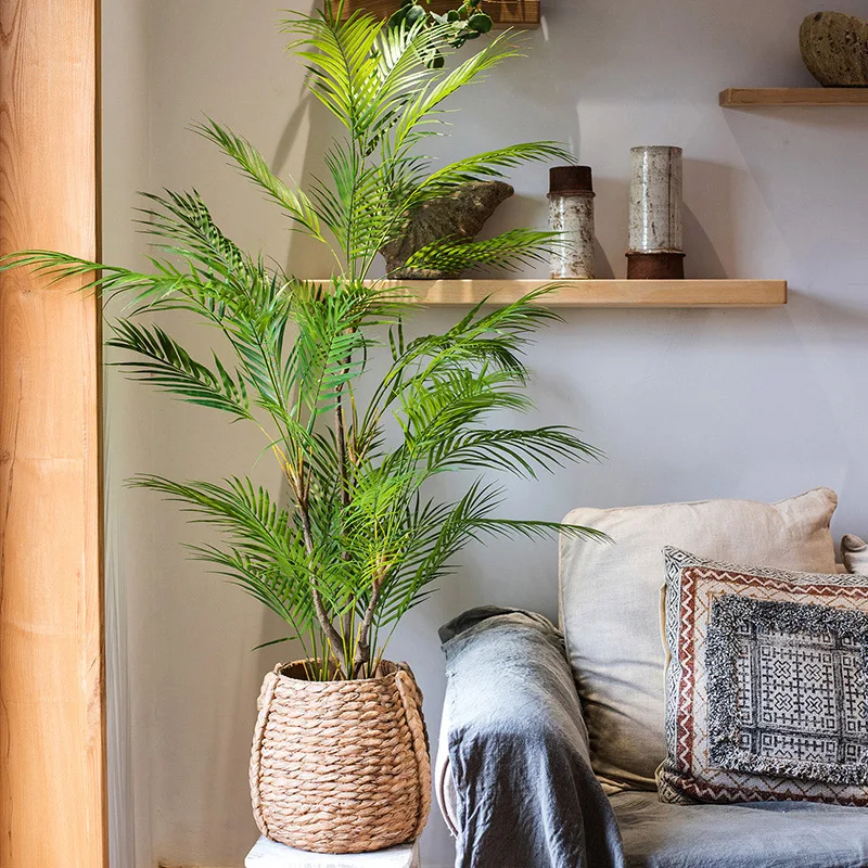 125cm Large Artificial Palm Tree Tropical Plants Fake Plam Leaves Real Touch Plants Branch Plastic Monstera Foliage Wedding Home
125cm Large Artificial Palm Tree Tropical Plants Fake Plam Leaves Real Touch Plants Branch Plastic Monstera Foliage Wedding Home