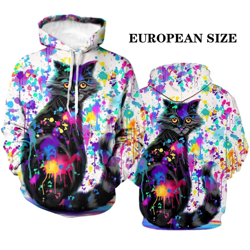 European Style Men Hoodies Color Ink Black Cat Oversized Sweatshirt Among Us 3d Trendy Brand Autumn Thin Couple Tracksuit
European Style Men Hoodies Color Ink Black Cat Oversized Sweatshirt Among Us 3d Trendy Brand Autumn Thin Couple Tracksuit