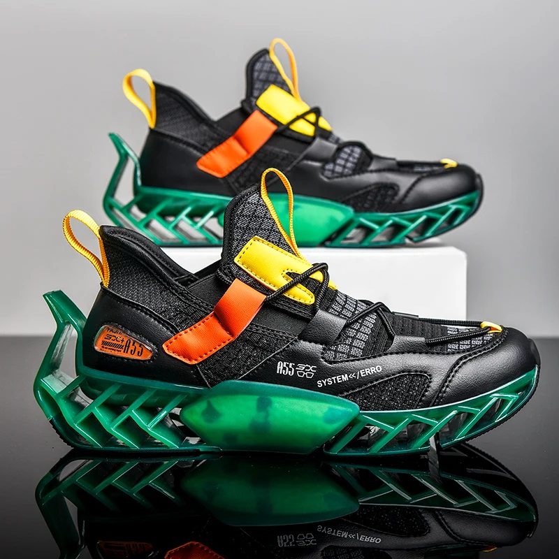 Spring Blade Running Shoes Men Breathable Sneaker High Quality Walking Jogging Shoes Street Trendy Casual Sports Shoes Athletic
Spring Blade Running Shoes Men Breathable Sneaker High Quality Walking Jogging Shoes Street Trendy Casual Sports Shoes Athletic