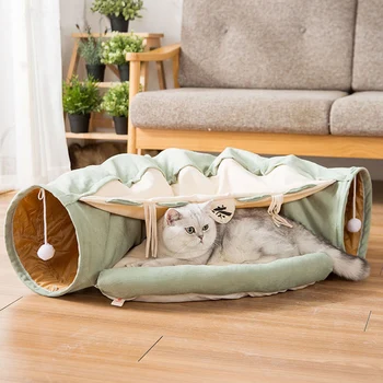 Cat Tunnel Cat Nest Bed Foldable Pet Funny Cat Tent Kitten Puppies Rabbit Marten 2 in 1 Interactive Toy 2 Hole Pet Cat Nest
Cat Tunnel Cat Nest Bed Foldable Pet Funny Cat Tent Kitten Puppies Rabbit Marten 2 in 1 Interactive Toy 2 Hole Pet Cat Nest