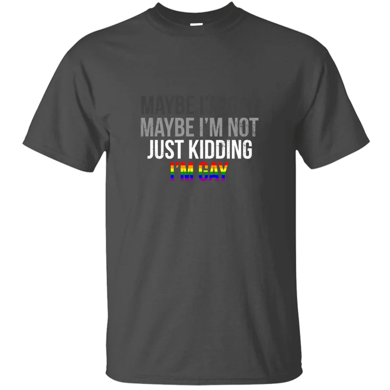 Custom Maybe I'm Gay Lgbt Pride T Shirt Round Neck Streetwear Men T-Shirts Big Size 3xl 4xl 5xl Camisetas Tee Top
Custom Maybe I'm Gay Lgbt Pride T Shirt Round Neck Streetwear Men T-Shirts Big Size 3xl 4xl 5xl Camisetas Tee Top