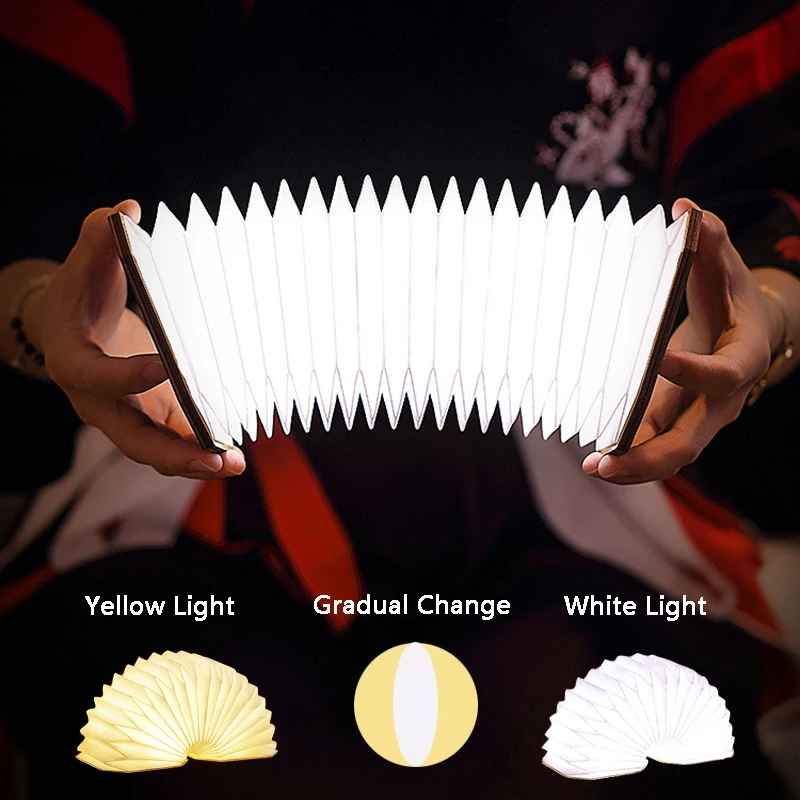 USB Book LED Wooden Leather Foldable Rechargeable Book Shape Book Reading Lamp Bedroom Art Decor Nightlight Desk Light
USB Book LED Wooden Leather Foldable Rechargeable Book Shape Book Reading Lamp Bedroom Art Decor Nightlight Desk Light