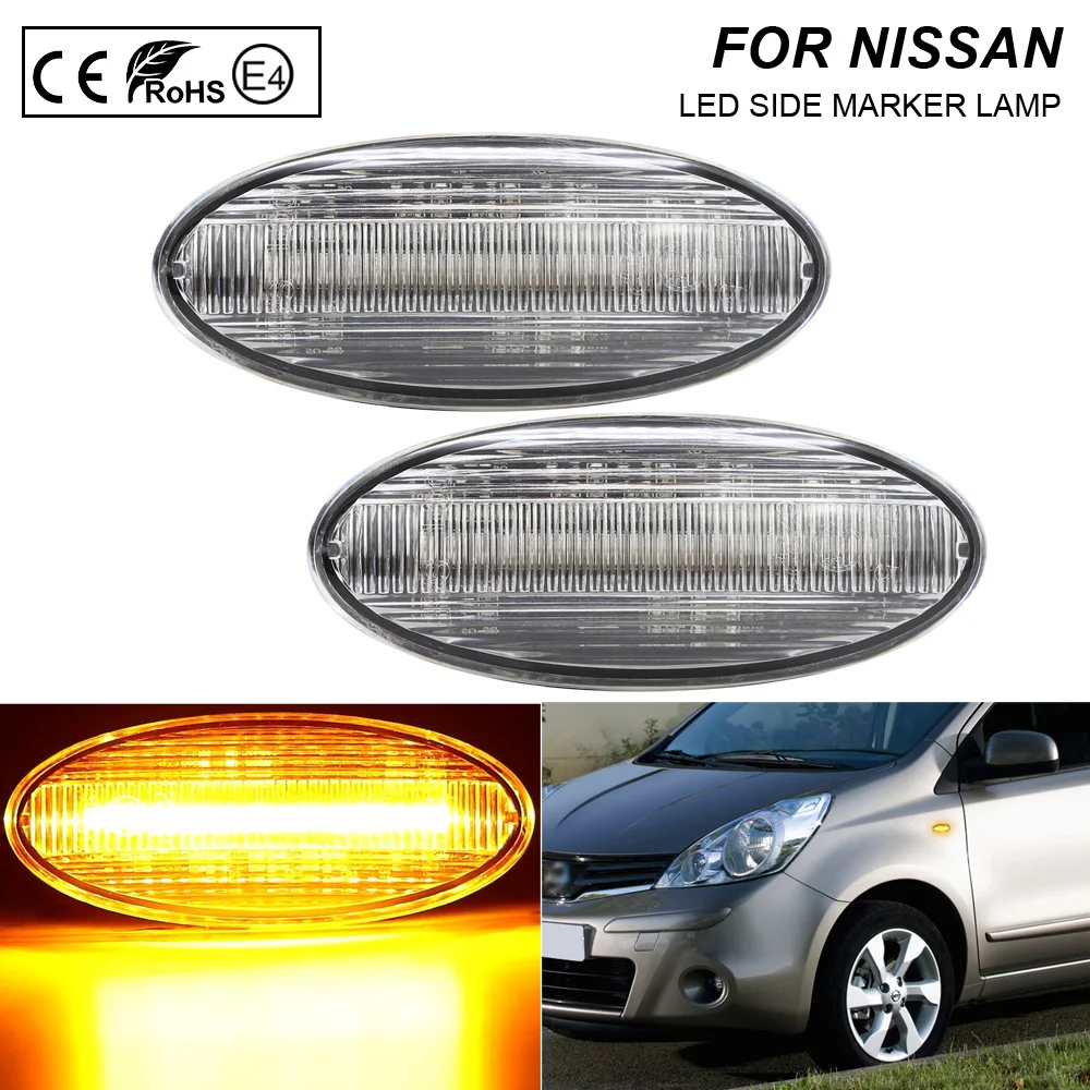 2X LED side marker light turn signal lamp clear for Smart FORTWO 453 14-18 Renault KOLEOS (2008-2011) Nissan
2X LED side marker light turn signal lamp clear for Smart FORTWO 453 14-18 Renault KOLEOS (2008-2011) Nissan