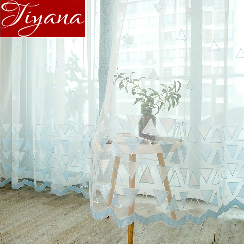 Romantic Blue Geometric Sheer Panel Living Room Tulle Fabric Drape Window Screening Voile Bedroom Cortinas M136#30
Romantic Blue Geometric Sheer Panel Living Room Tulle Fabric Drape Window Screening Voile Bedroom Cortinas M136#30