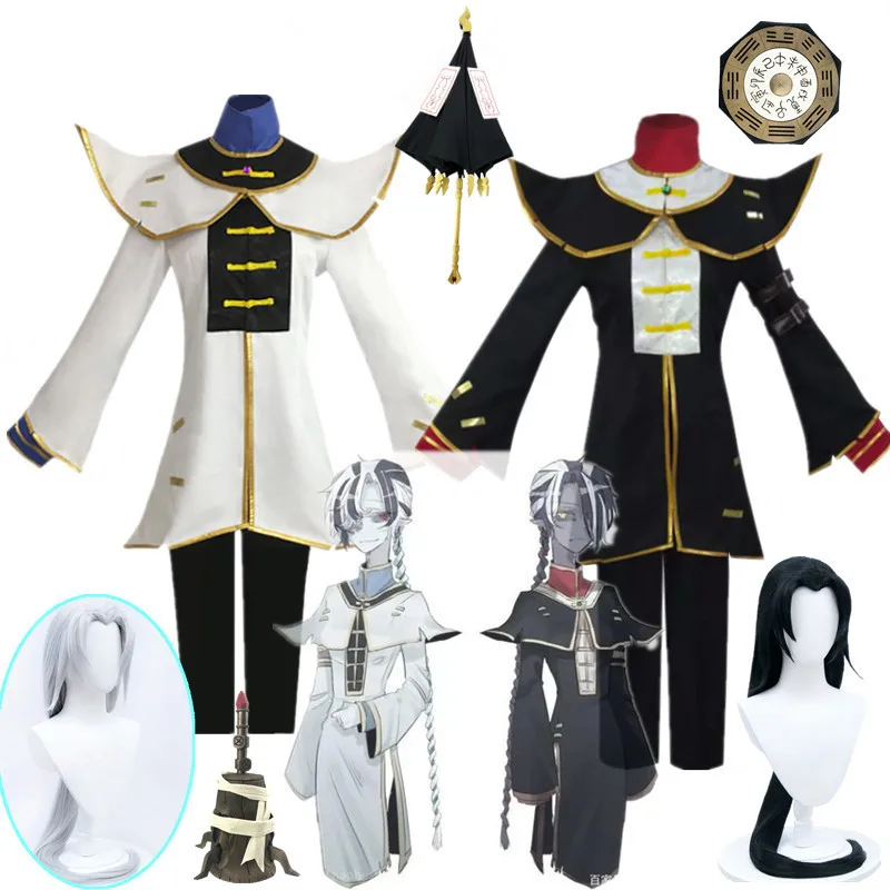 Hot Game Identity V Black and White Xie Bi An Fan Wujiu Cosplay Costume halloween costumes for Men Women Full Set
Hot Game Identity V Black and White Xie Bi An Fan Wujiu Cosplay Costume halloween costumes for Men Women Full Set
