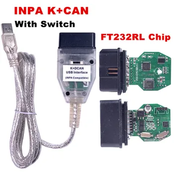 Newest INPA K+CAN K CAN INPA USB OBD Interface with Switch Full Diagnostic Tool From 1998 To 2008
Newest INPA K+CAN K CAN INPA USB OBD Interface with Switch Full Diagnostic Tool From 1998 To 2008