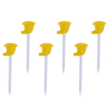 Set of 6 Pieces Lightweight and Strong Plastic Golf Tees 84mm / 3.3inch Color Send by Random
Set of 6 Pieces Lightweight and Strong Plastic Golf Tees 84mm / 3.3inch Color Send by Random