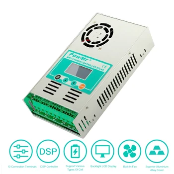 MPPT-60A Safe Reliable Discharge Controller Solar Charge 12/24/36/48V Auto-Max DC190V Input Solar Controller With Fan
MPPT-60A Safe Reliable Discharge Controller Solar Charge 12/24/36/48V Auto-Max DC190V Input Solar Controller With Fan