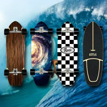 Carving Land Surfboard 7-layer Maple Brush Street Big Fishboard Penny Board For Beginner Surfing Training Ski Practice Pumping 
Carving Land Surfboard 7-layer Maple Brush Street Big Fishboard Penny Board For Beginner Surfing Training Ski Practice Pumping