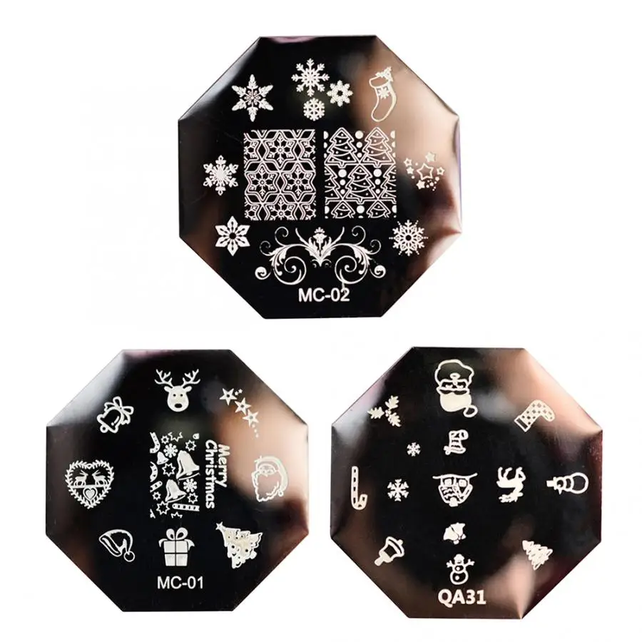 Nail Stamping Plates 3 Types Manicure Printing Image Template Christmas DIY Nail Art Stamping Plate Stamper Stamping Plate
Nail Stamping Plates 3 Types Manicure Printing Image Template Christmas DIY Nail Art Stamping Plate Stamper Stamping Plate