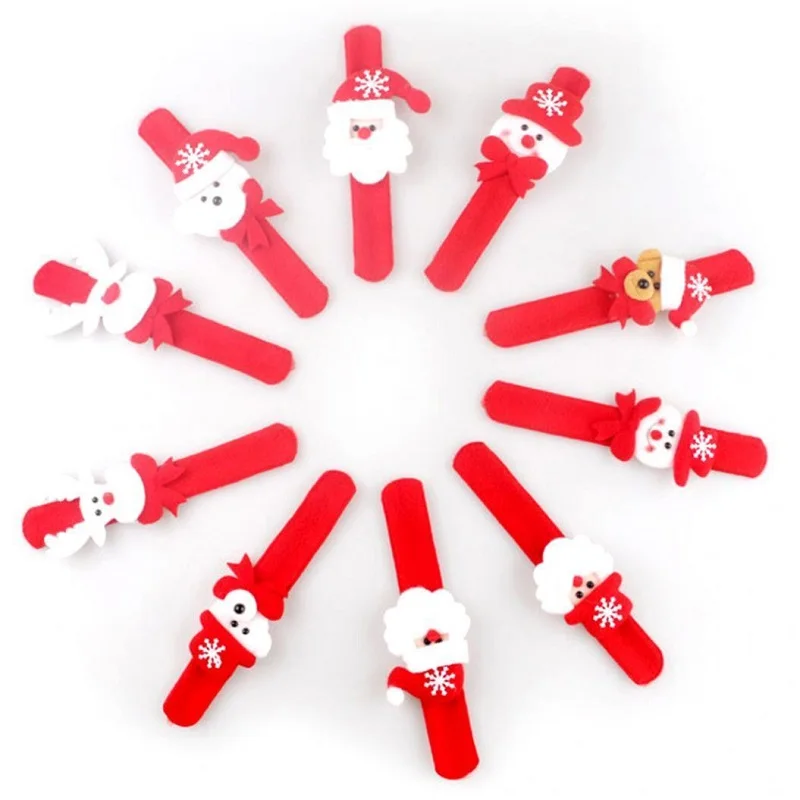 1PC Newest Christmas Pat Circle LED Llight Glow Christmas Slap Circle Bracelet Wrist Band Xmas Dazzling Toy
1PC Newest Christmas Pat Circle LED Llight Glow Christmas Slap Circle Bracelet Wrist Band Xmas Dazzling Toy