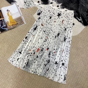 Women Long Skirt Summer High Waist Fashion Female Pleated Skirt Floral Print Casual Skirt Ladies
Women Long Skirt Summer High Waist Fashion Female Pleated Skirt Floral Print Casual Skirt Ladies