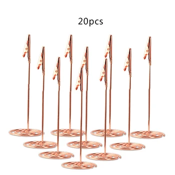 20Pcs/set 11.5cm Metal Alligator Clip Stick Memo Clip Modeling Tool Set - Rose Gold
20Pcs/set 11.5cm Metal Alligator Clip Stick Memo Clip Modeling Tool Set - Rose Gold