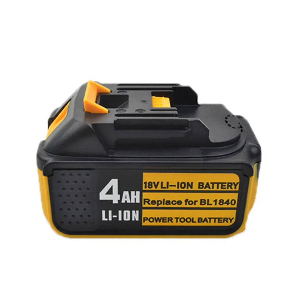 18V 3Ah 4Ah 5Ah 6Ah Li-ion Battery Rechargable Battery for Makita 18V Battery BL1840 BL1850 Power Tool with LED Indicator
18V 3Ah 4Ah 5Ah 6Ah Li-ion Battery Rechargable Battery for Makita 18V Battery BL1840 BL1850 Power Tool with LED Indicator