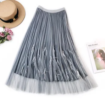 2020 Autumn & Winter New Arrival Solid Color Feather Skirt Mash Skirt Lady Temperament Pleated Fringed Skirt Free Shipping
2020 Autumn & Winter New Arrival Solid Color Feather Skirt Mash Skirt Lady Temperament Pleated Fringed Skirt Free Shipping
