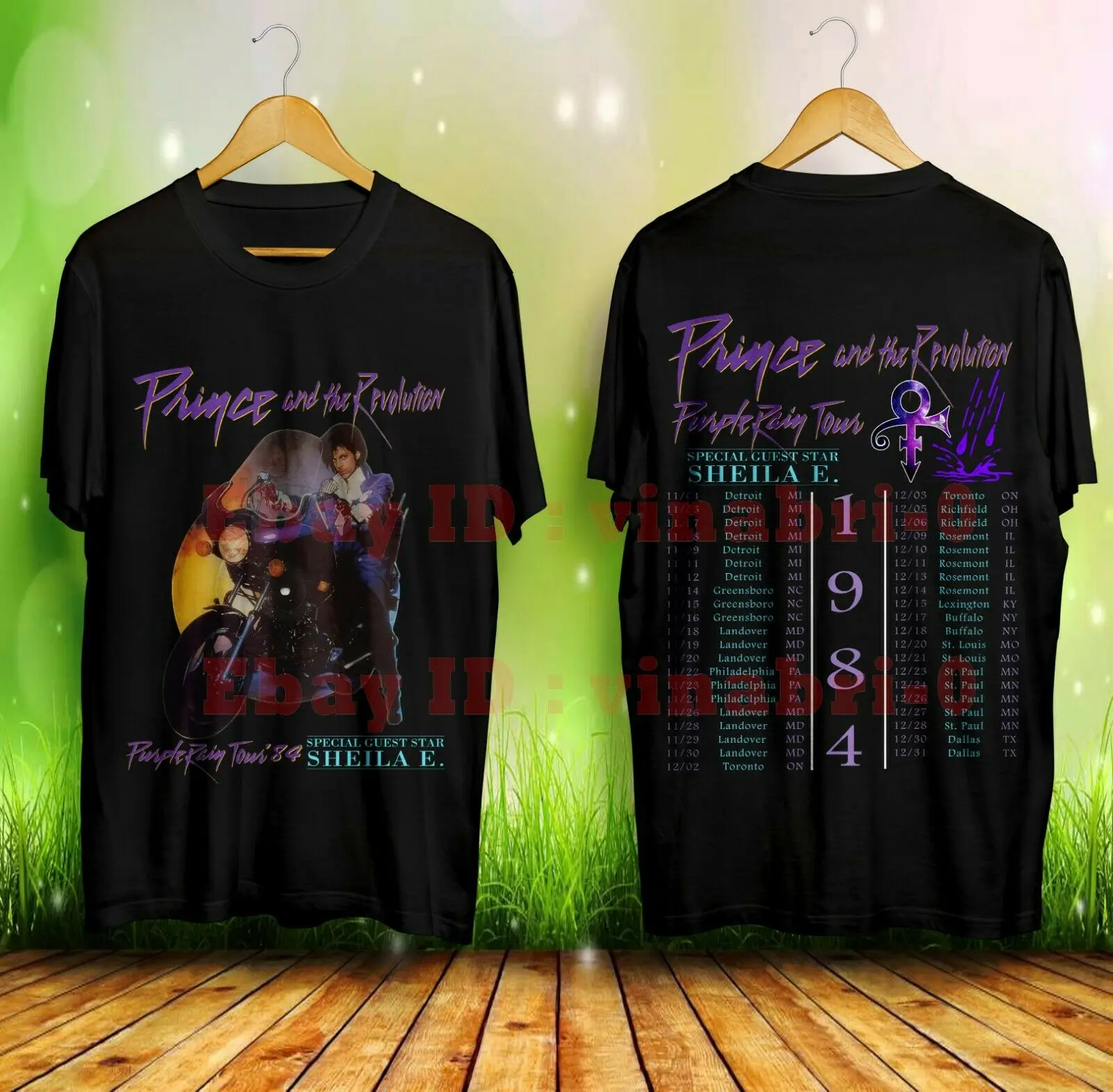 Vintage Prince And The Revolution - Purple Rain Tour 1984 Dates T-Shirt 2 Sides 2019 Unisex Tees
Vintage Prince And The Revolution - Purple Rain Tour 1984 Dates T-Shirt 2 Sides 2019 Unisex Tees