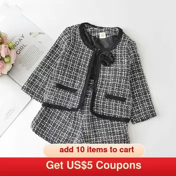 Melario Girls Clothing Sets 2020 New Autumn Winter Kids Plaid Elegant Outfits Girl Baby Party Suits Children Casual Clothes
Melario Girls Clothing Sets 2020 New Autumn Winter Kids Plaid Elegant Outfits Girl Baby Party Suits Children Casual Clothes