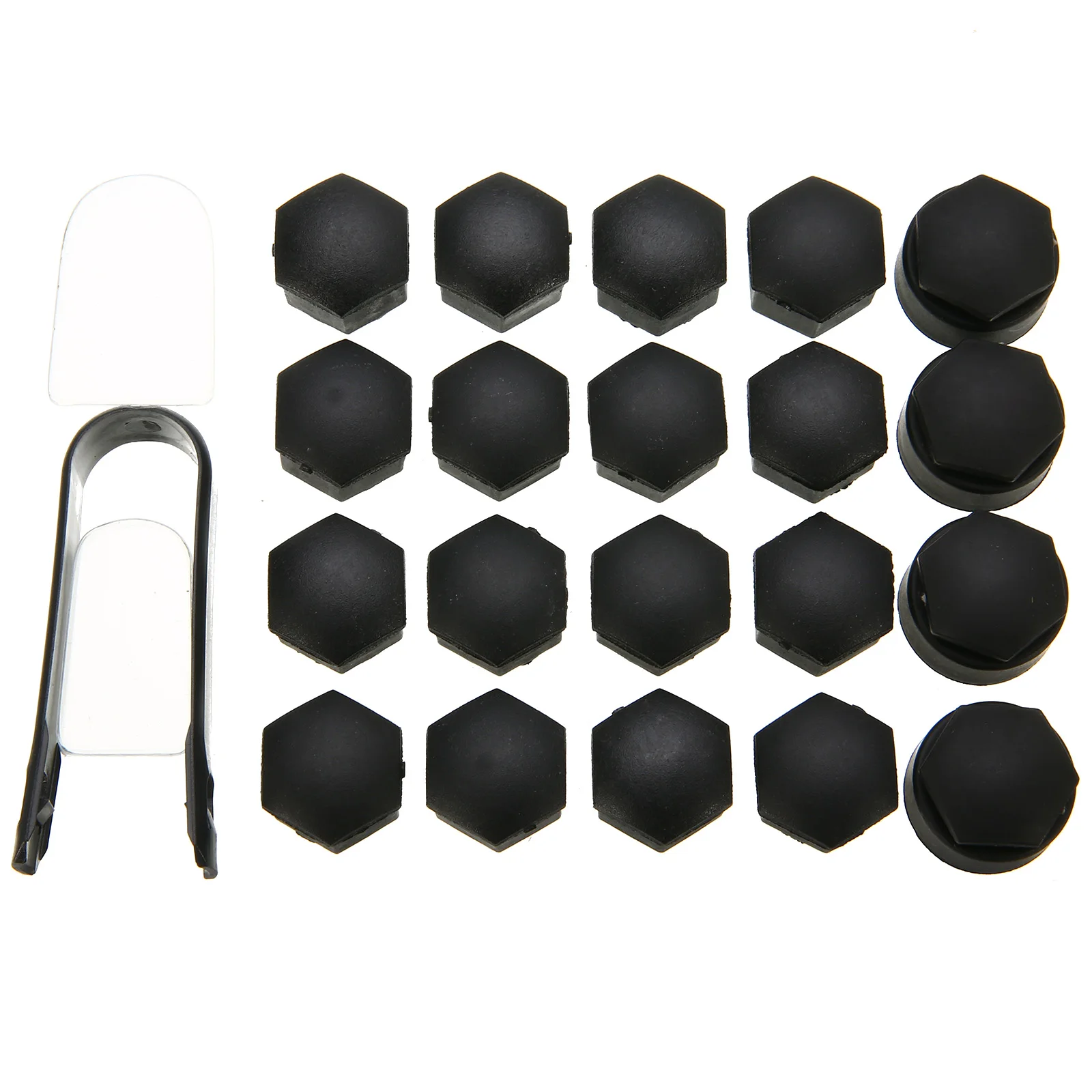 20pcs Matte Black 17mm Wheel Lug Bolt Nut Cap Cover with Removal Tool Key Car Styling Accessories for Audi
20pcs Matte Black 17mm Wheel Lug Bolt Nut Cap Cover with Removal Tool Key Car Styling Accessories for Audi