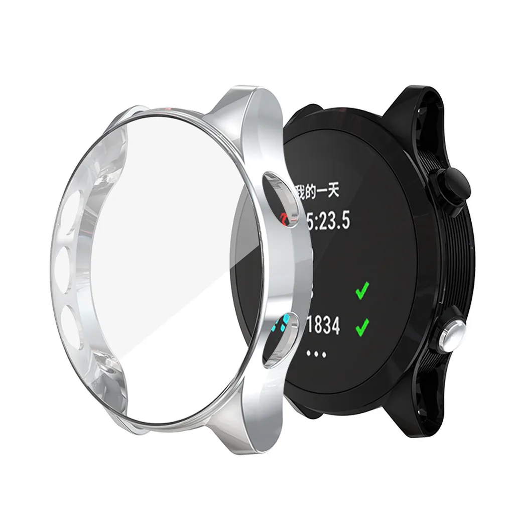 OTOKY Ultra-Slim Clear TPU Plating Protector Case Cover For Gar Min Forerunner 945/935 Smart Watch Protective fashion | Наручные часы