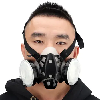 Anti-saliva Head-mounted Dust Mask Anti Dust PM2.5 Respirator Filter Cotton Pad Industrial Paint Spraying Chemical Protective
Anti-saliva Head-mounted Dust Mask Anti Dust PM2.5 Respirator Filter Cotton Pad Industrial Paint Spraying Chemical Protective