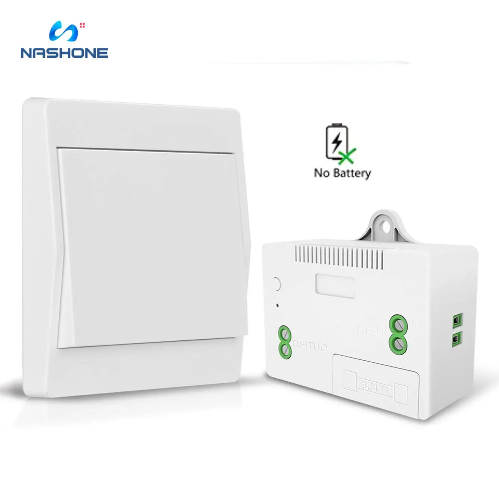 Light Switch Set Battery-free wall switch Universal Breaker Wireless Remote Control 110V 220V Receiver for lamp electric device
Light Switch Set Battery-free wall switch Universal Breaker Wireless Remote Control 110V 220V Receiver for lamp electric device