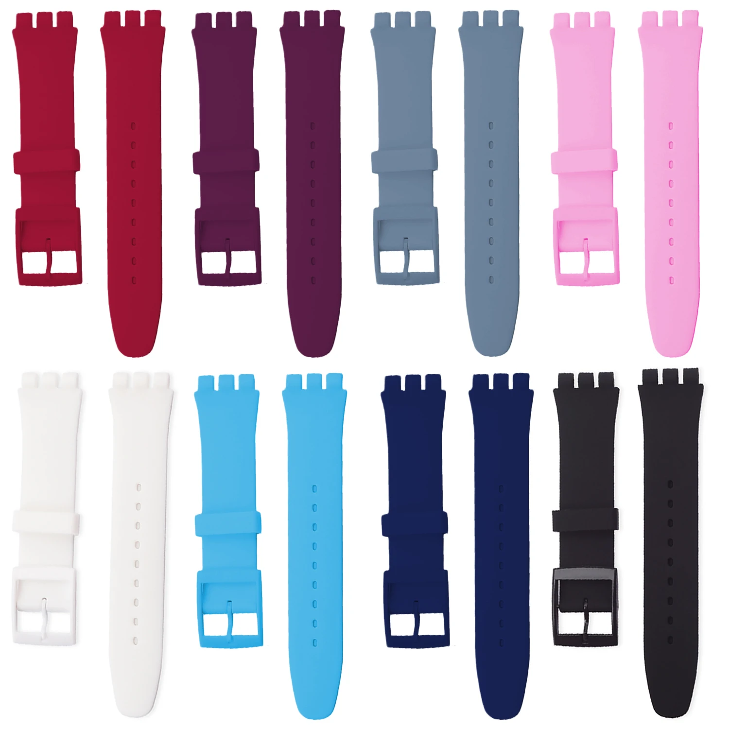 Gosear 12mm 17mm 19mm Adjustable Soft Silicone Replacement Watch Strap Band Wristband for Swatch Watches Watch Banda Accessories
Gosear 12mm 17mm 19mm Adjustable Soft Silicone Replacement Watch Strap Band Wristband for Swatch Watches Watch Banda Accessories
