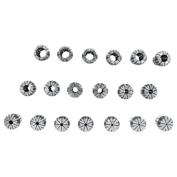 2mm-20mm ER32 Collet Chuck Tool Bits Holder Spring Collet for CNC Engraving Machine Milling Lathe Tool Spindel Motor Clamp 
2mm-20mm ER32 Collet Chuck Tool Bits Holder Spring Collet for CNC Engraving Machine Milling Lathe Tool Spindel Motor Clamp