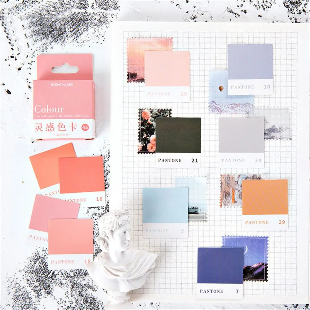 45 Pcs Inspiration Color Card Stickers Kawaii Cute Sticker Custom Stickers DIY Diary Scrapbooking Sticker Stationery papeleria
45 Pcs Inspiration Color Card Stickers Kawaii Cute Sticker Custom Stickers DIY Diary Scrapbooking Sticker Stationery papeleria