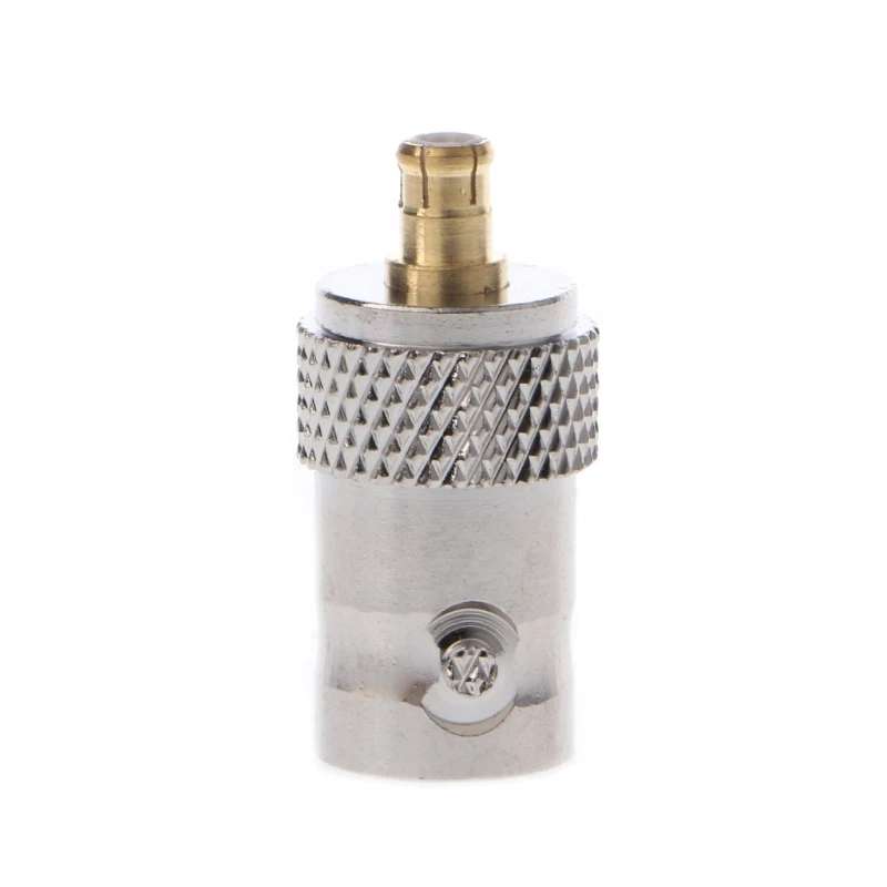 BNC Female Jack to MCX Male Plug Straight RF Coax Coaxial Connector Adapter