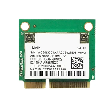 Wireless Network Card AR5BMD22 Dual Frequency 300M Bluetooth 4.0 WiFi Module All-In-One Network Card
Wireless Network Card AR5BMD22 Dual Frequency 300M Bluetooth 4.0 WiFi Module All-In-One Network Card