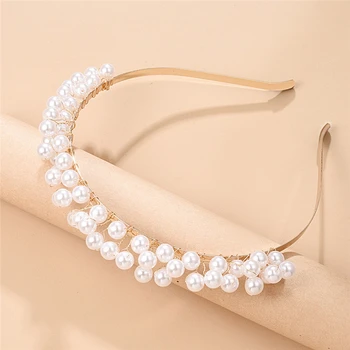 Temperament Pearl Hairband Female Simple Alloy Hairhoop Headdress Ladies Hoop Headwear Hair Accessories Styling Tools
Temperament Pearl Hairband Female Simple Alloy Hairhoop Headdress Ladies Hoop Headwear Hair Accessories Styling Tools