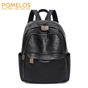 POMELOS Womens Backpack Bag New Arrival Soft PU Leather Black Backpack Girl Functional Ladies Backpack Woman Back Pack
POMELOS Womens Backpack Bag New Arrival Soft PU Leather Black Backpack Girl Functional Ladies Backpack Woman Back Pack